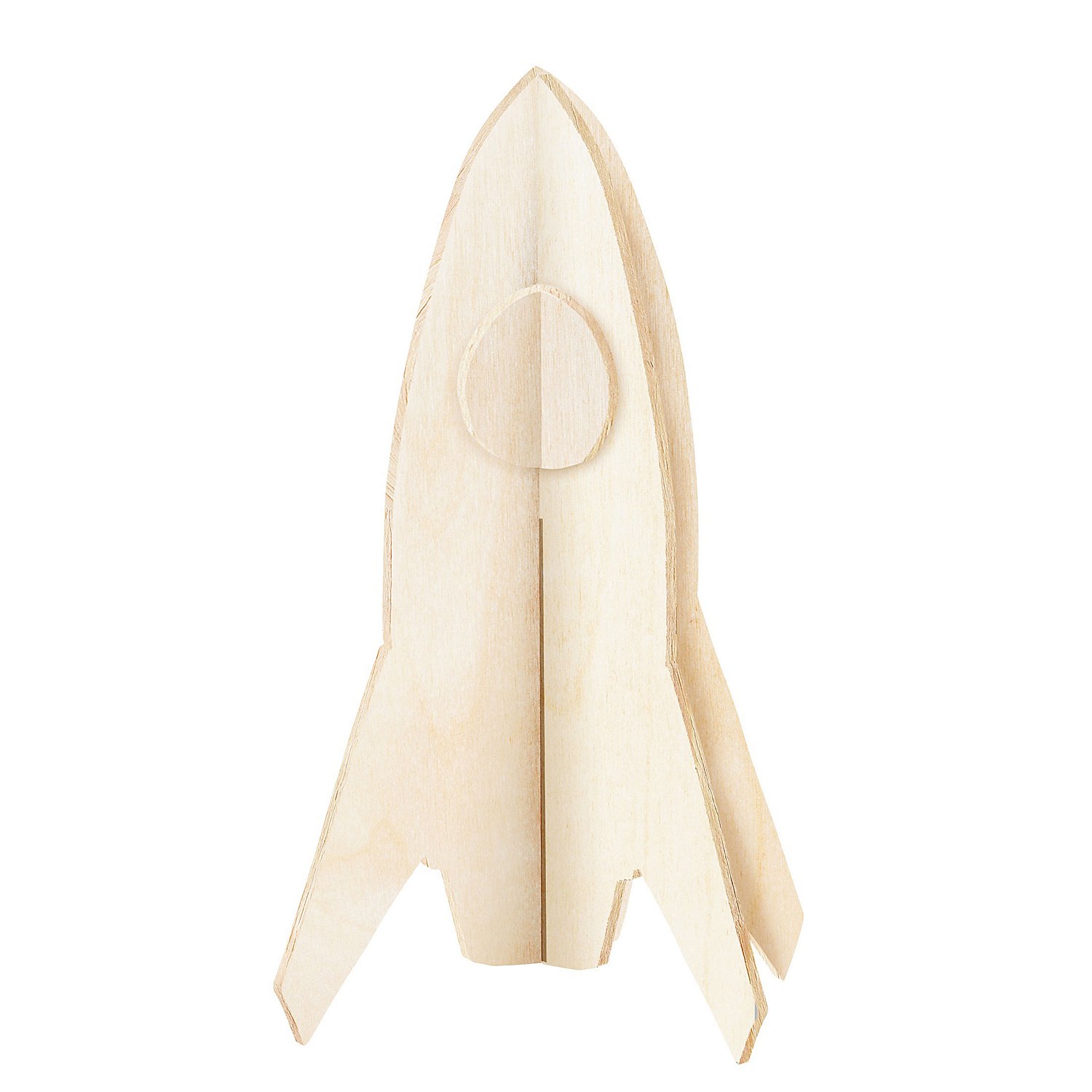 Holzbausatz Rakete, 22 x 13,5 cm