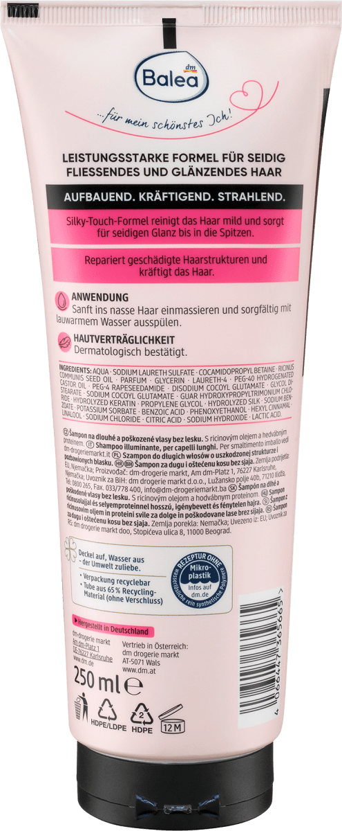 Shampoo Glossy & Long, 250 ml