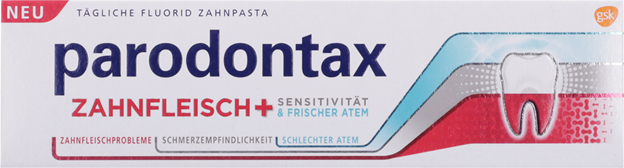 Parodontax Zahnpasta Zahnfleisch + Sensitivität & Frischer Atem