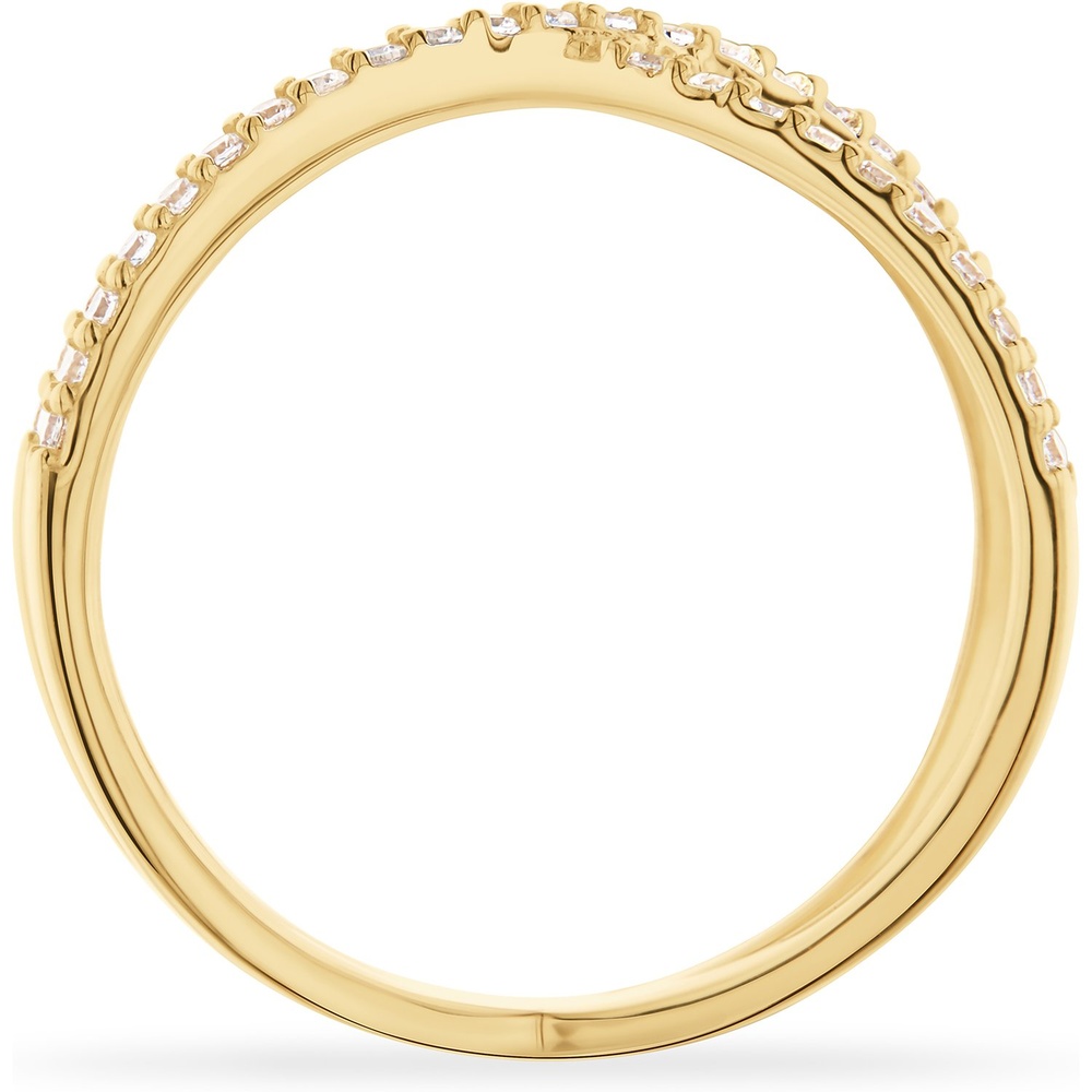 FAVS Bague pour femme 375 Or jaune or jaune Bague