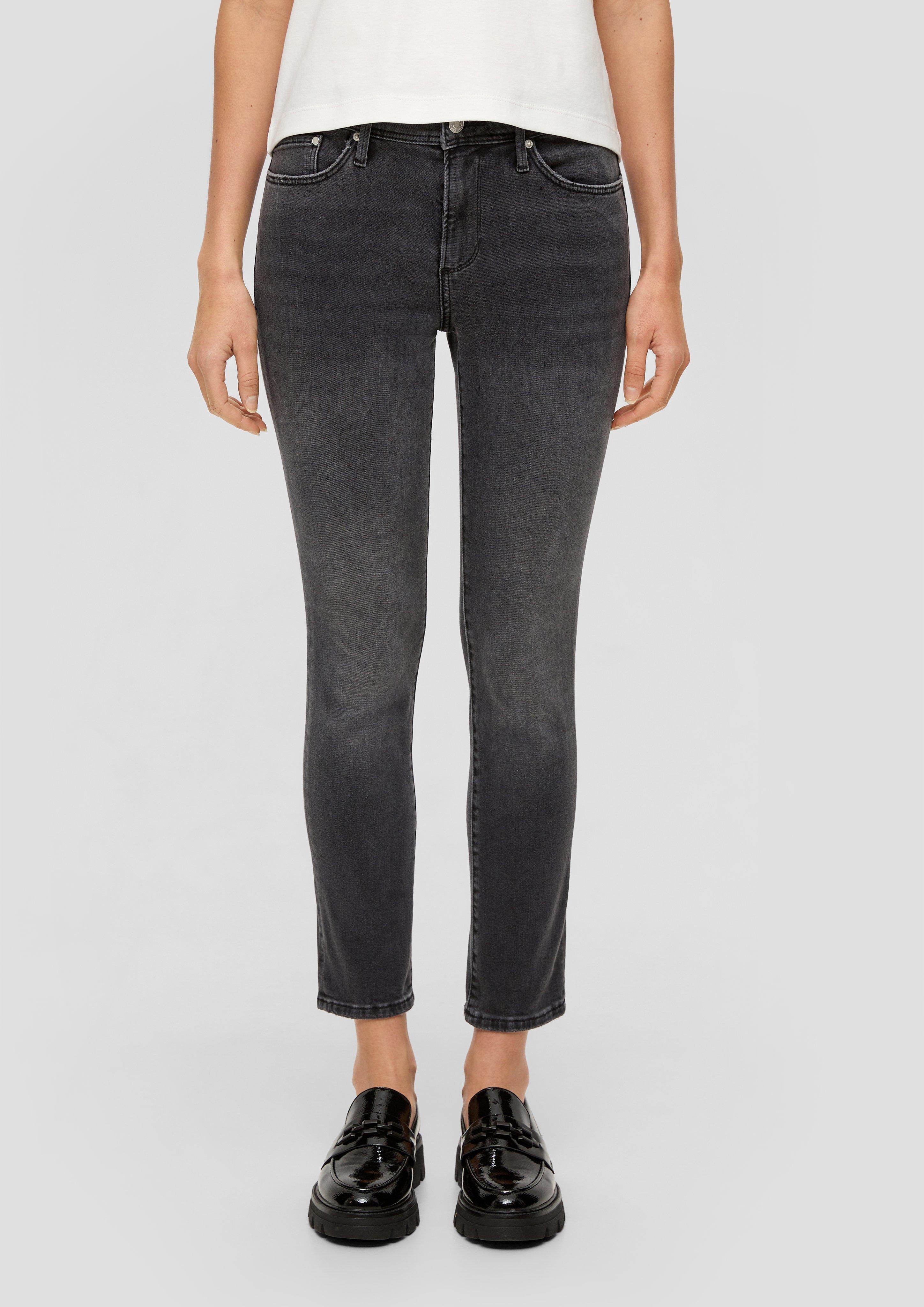 Cropped-Jeans / Slim Fit / Mid Rise / Slim Leg  2120751-97Z6