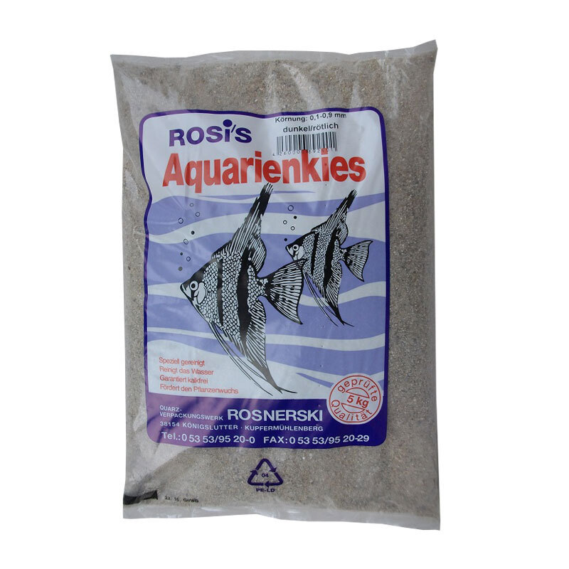Rosi's Bodengrund Rosi's Rosnerski Aquariensand 5Kg rot