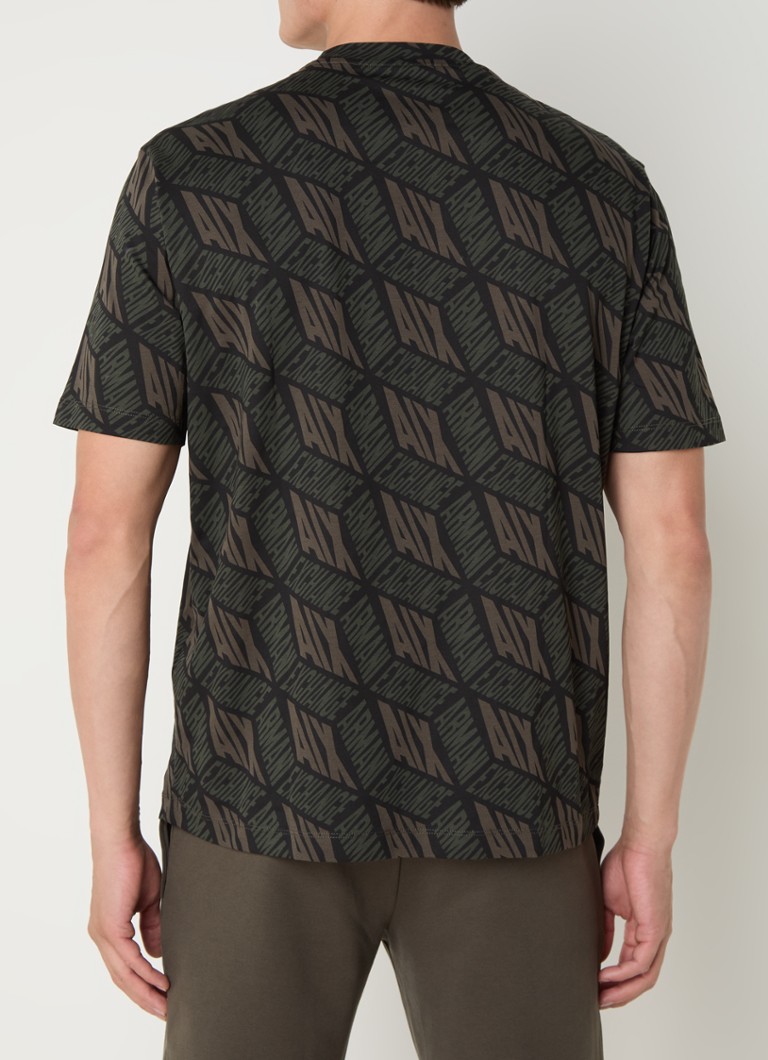 Tricou Armani Exchange cu logo imprimat