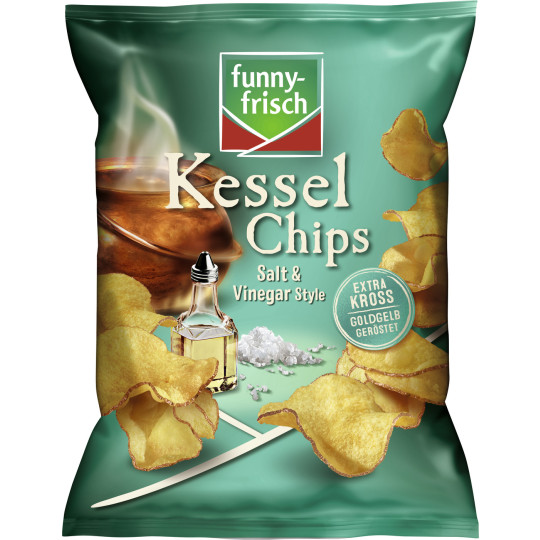 Funny-Frisch Kessel Chips Salt & Vinegar 120G