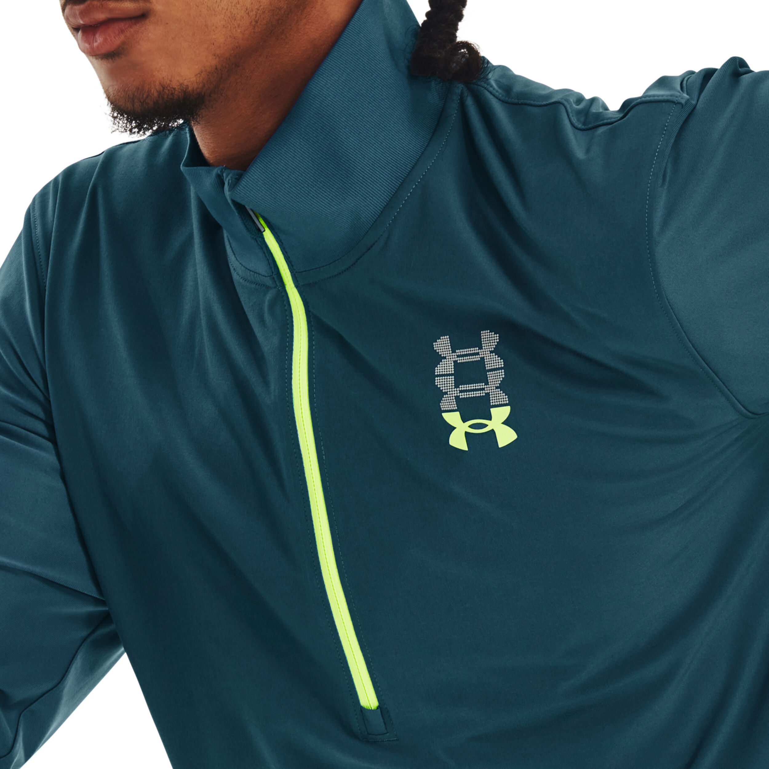 Run Anywhere Longsleeve Herren - Blau, Grün
