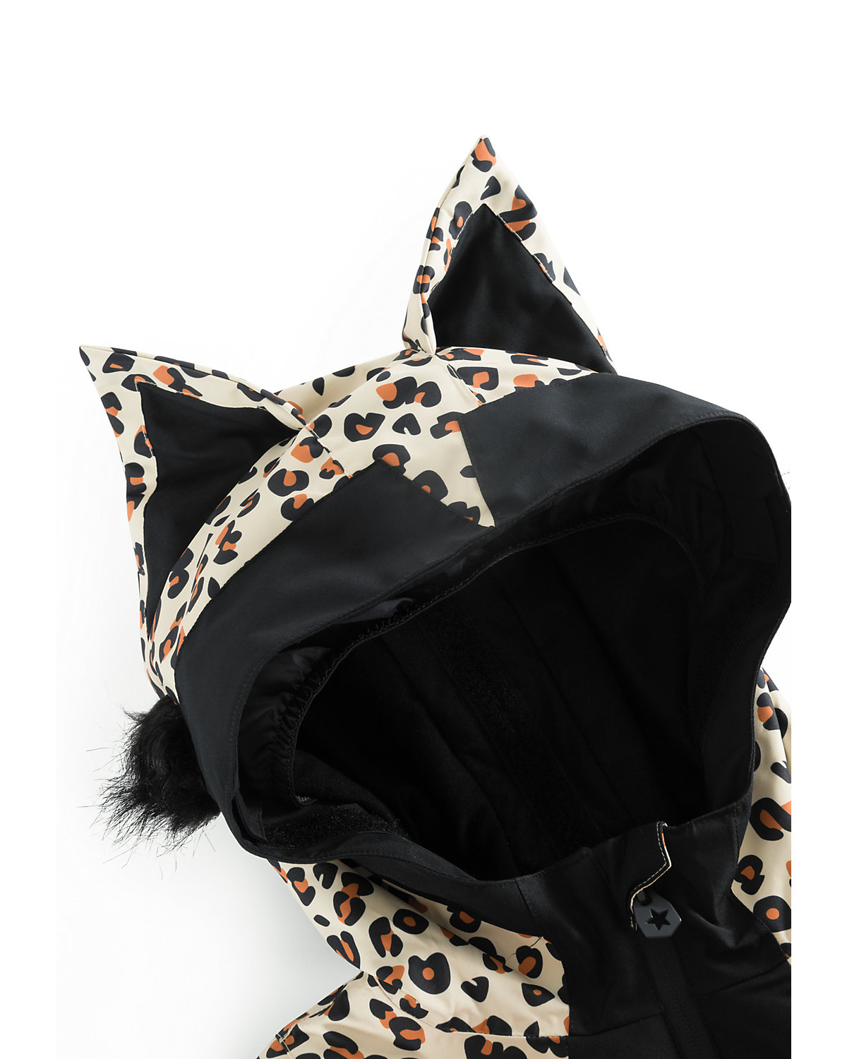 CHEETADO Leopard Black Schneeanzüge