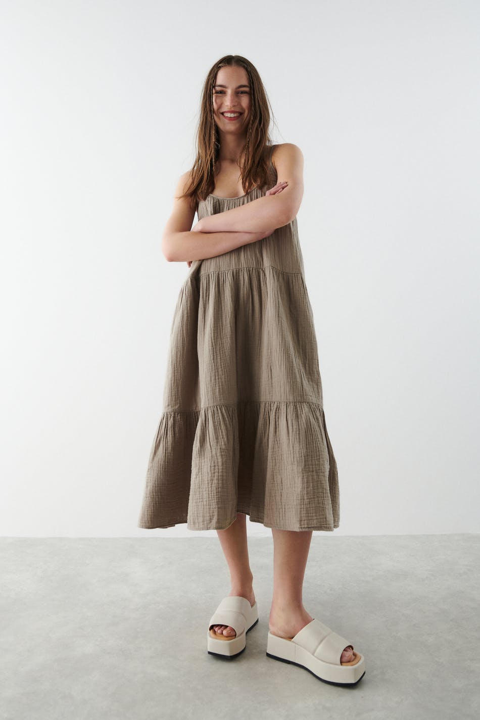 Eliza gauze dress