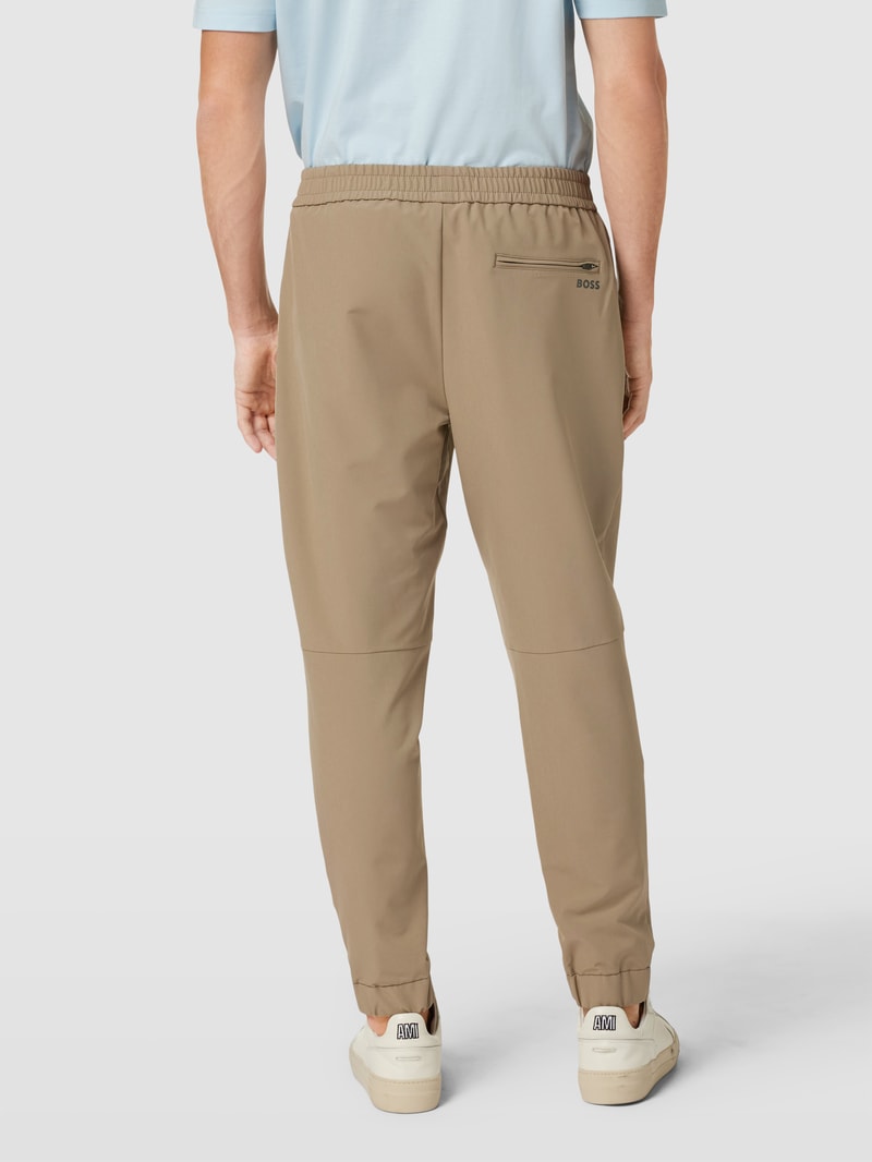 Stoffhose mit elastischem Bund Modell 'Flex' in khaki