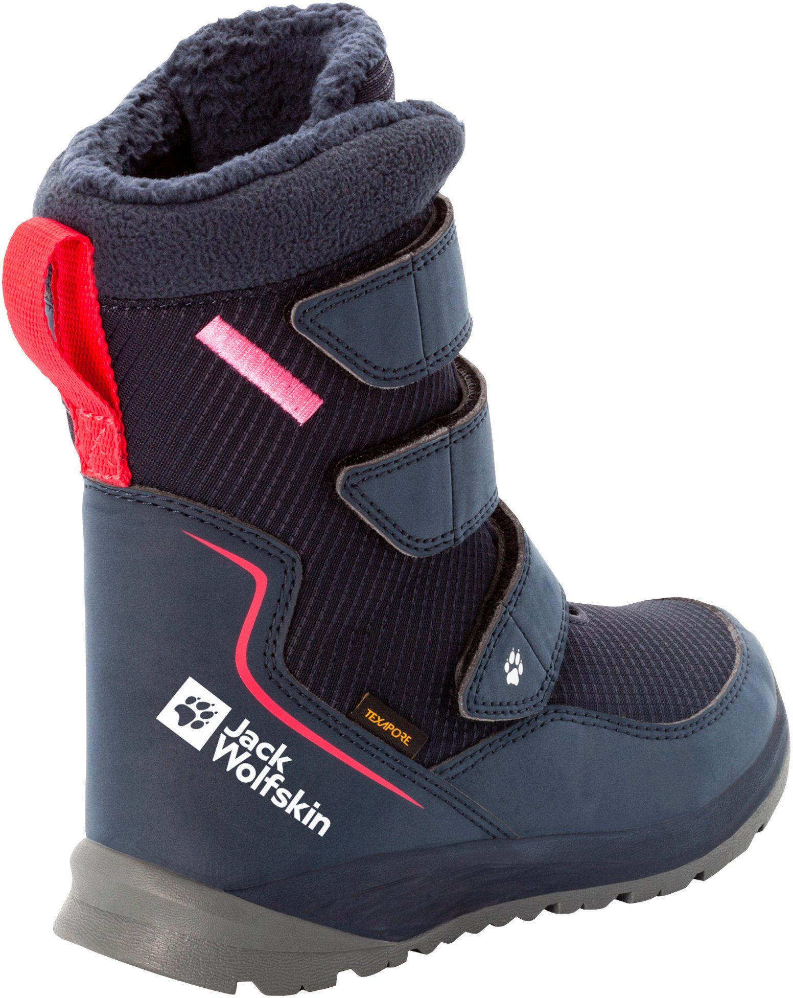 Jack Wolfskin POLAR BOOT TEXAPORE HIGH VC K Winterstiefel wasserdicht und wärmend mit Klettverschluss