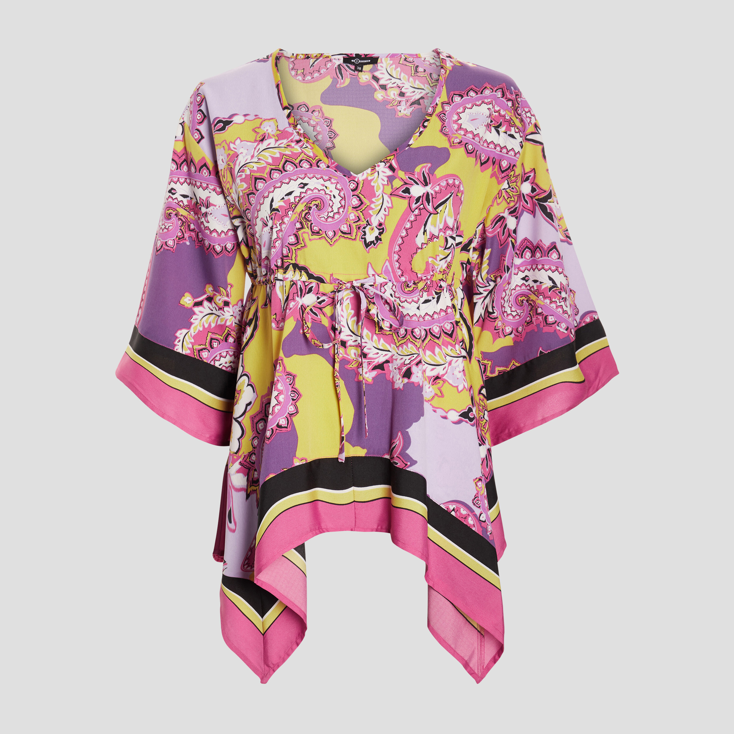 Blouse manches 3 4 violet femme | La Halle