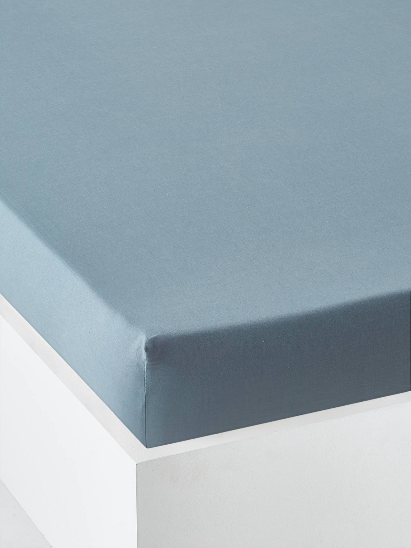 Drap-housse uni enfant Oeko-Tex® anthracite