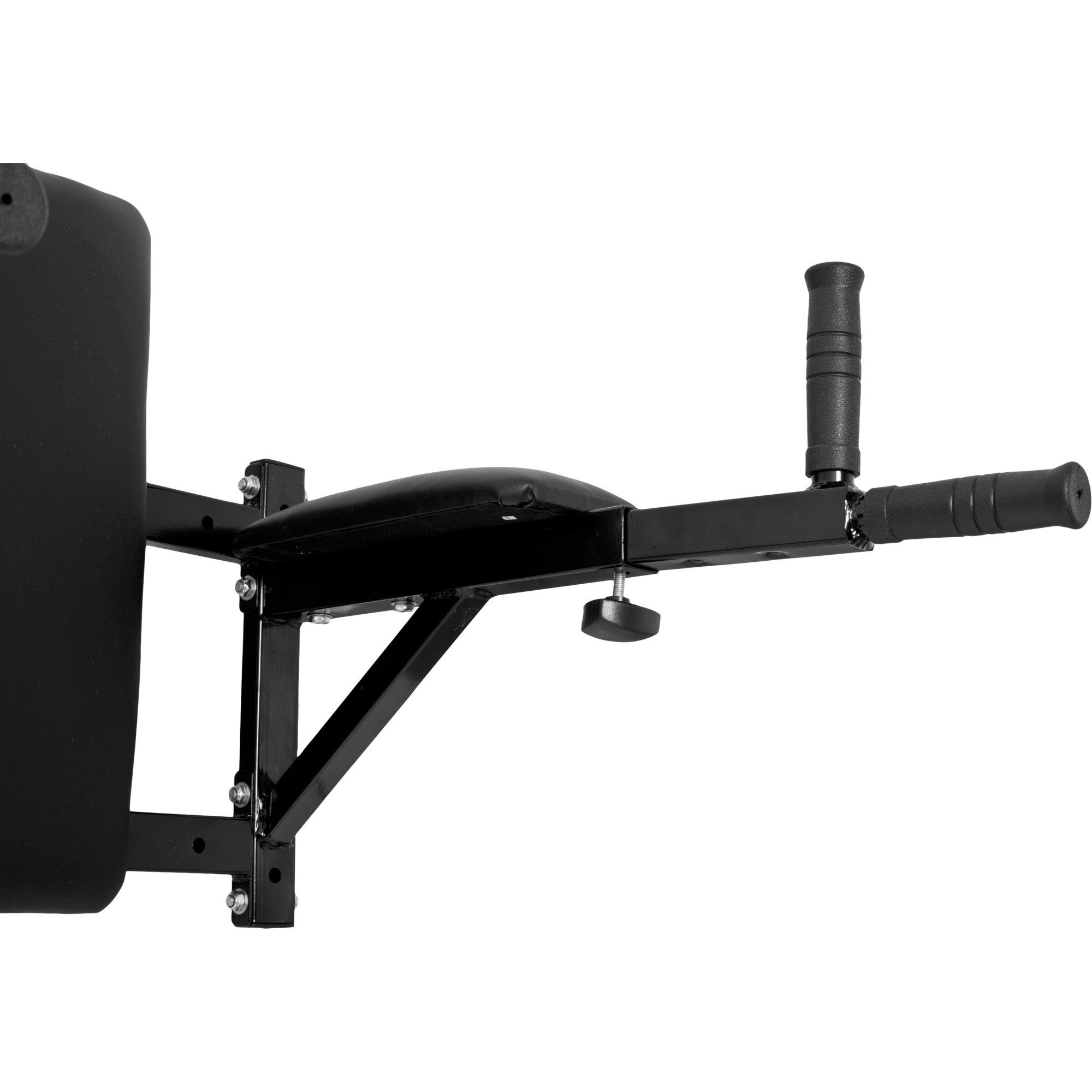 GORILLA SPORTS Trainingsstation Dip Station, Wandmontage - Bauchmuskeltrainer, Polsterung, Dips Barren, (1-tlg)