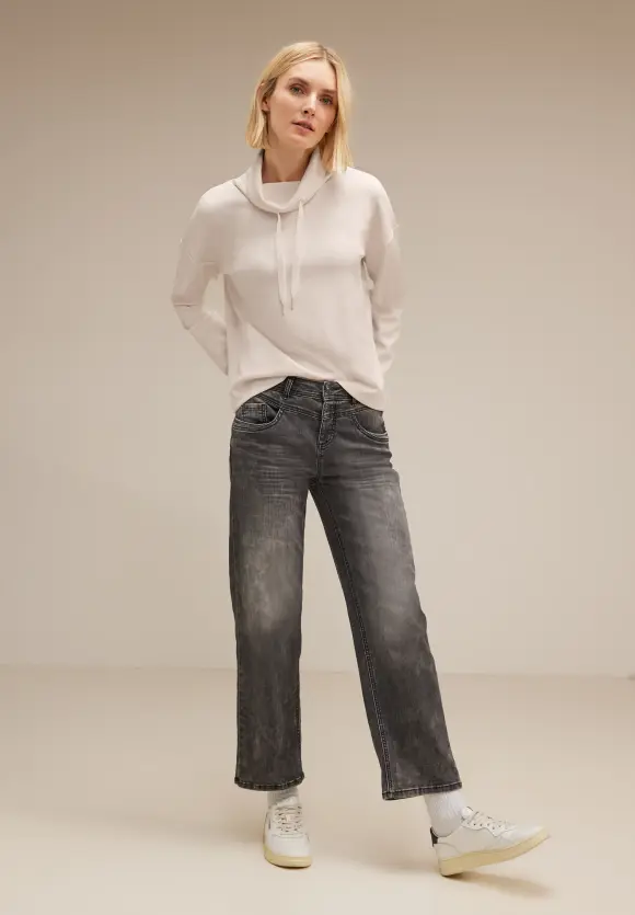 Street One Shirt mit Volumenkragen