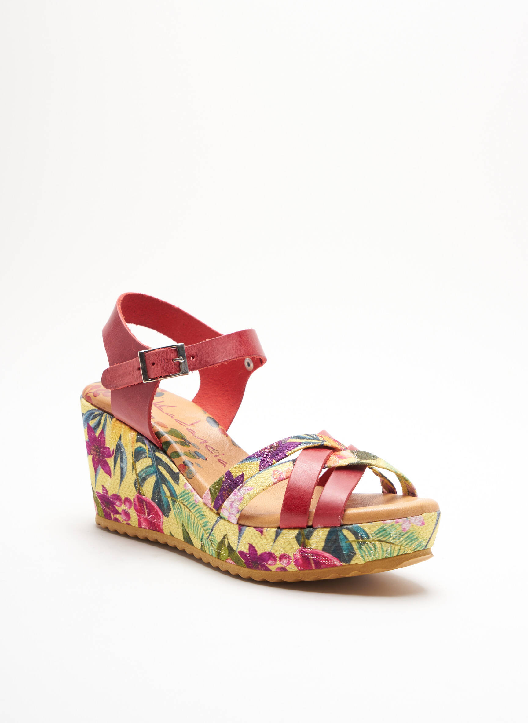 Kadancia Sandales Nu Pieds Femme couleur rouge