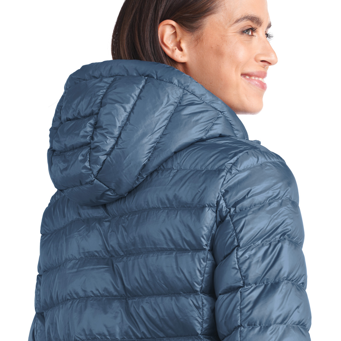 Damen Soft-Daunenjacke mit Kapuze