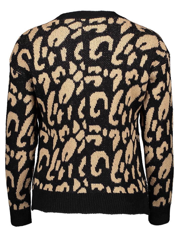 Sublevel Cardigan in Beige/ Schwarz günstig kaufen