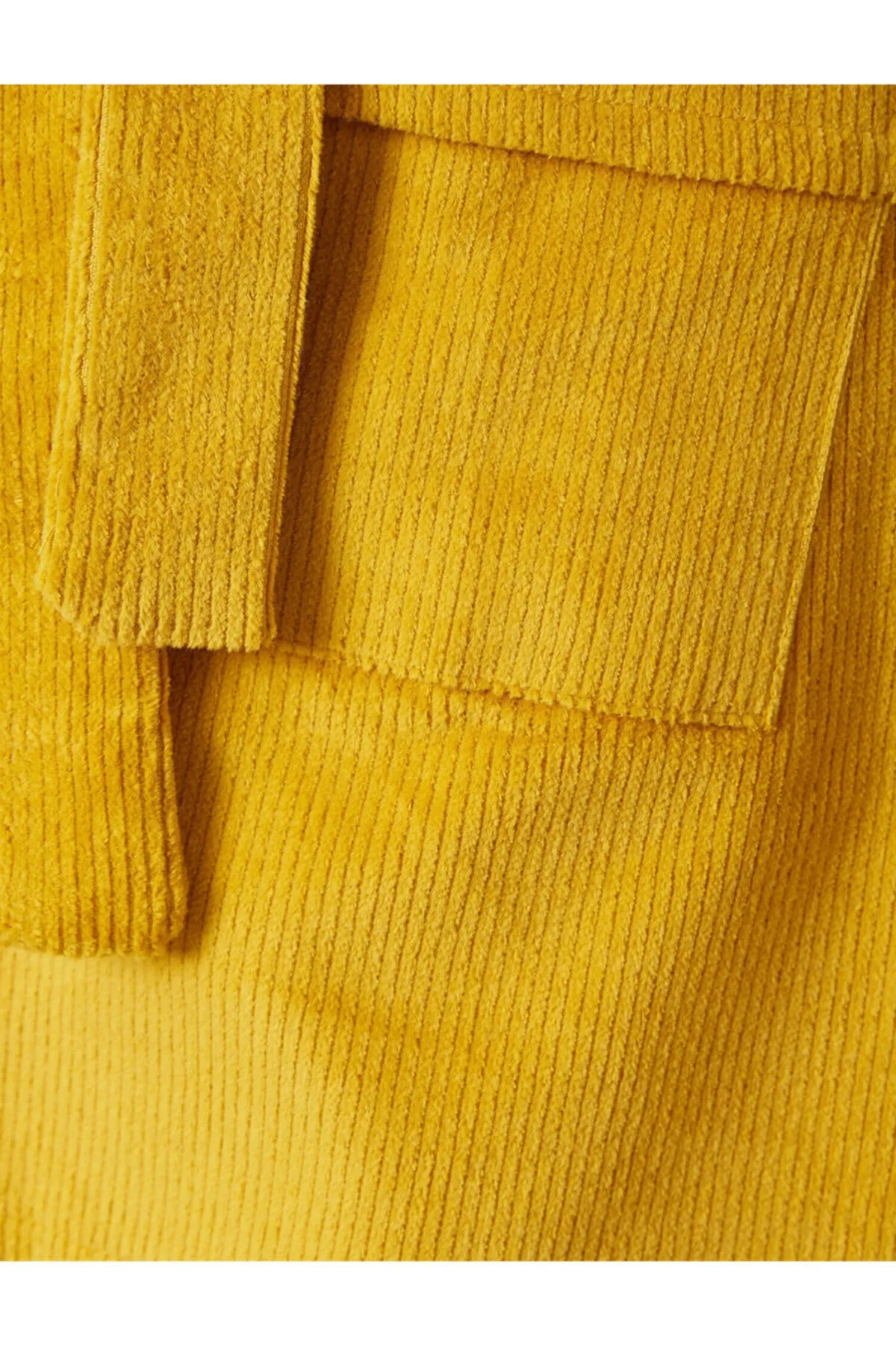 Koton  Cord-Minirock mit Gürtel und Taschendetail