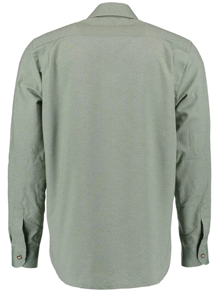 OS-Trachten Trachtenhemd Olore in khaki/schlamm günstig kaufen