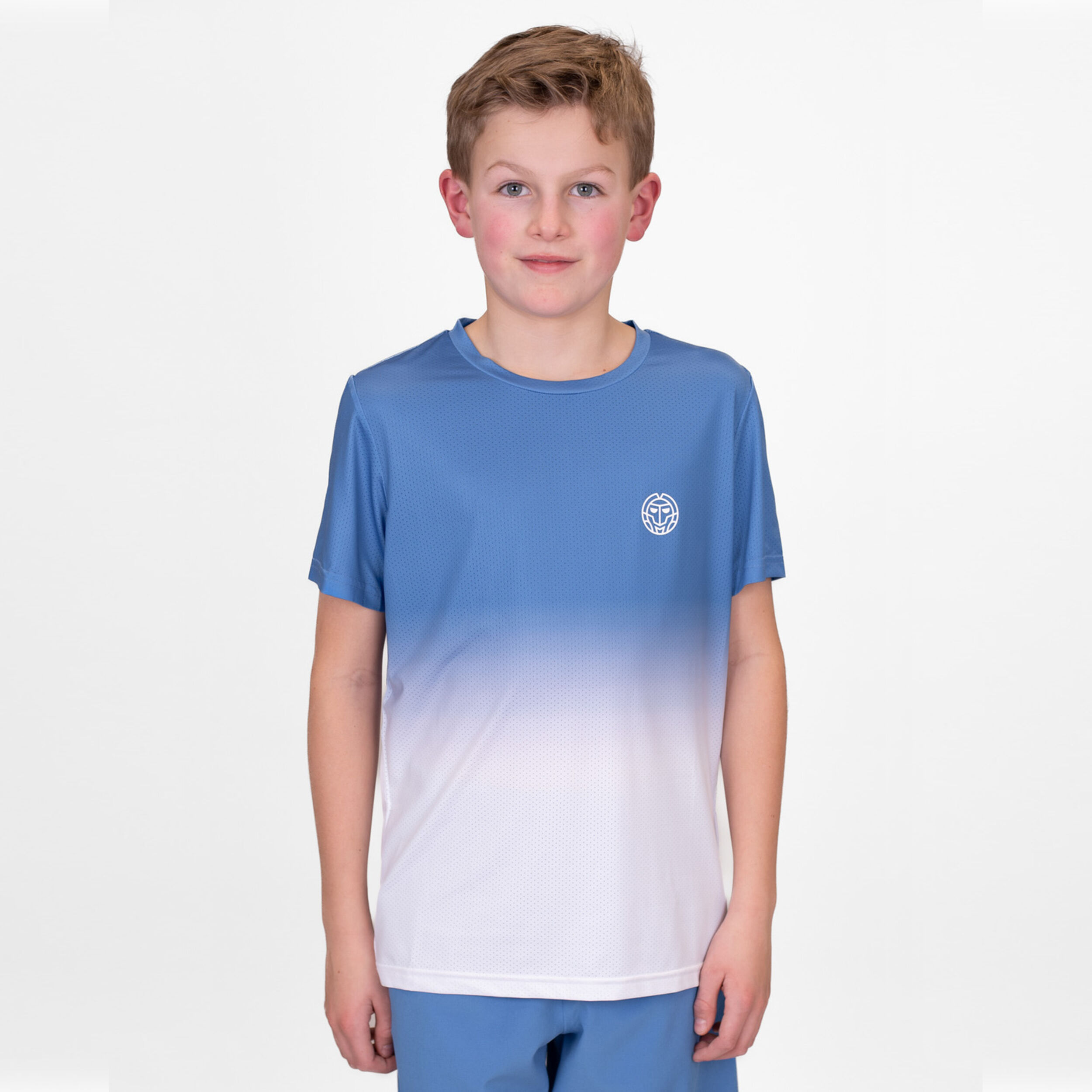 Crew Gradiant T-Shirt Jungen - Blau, Weiß