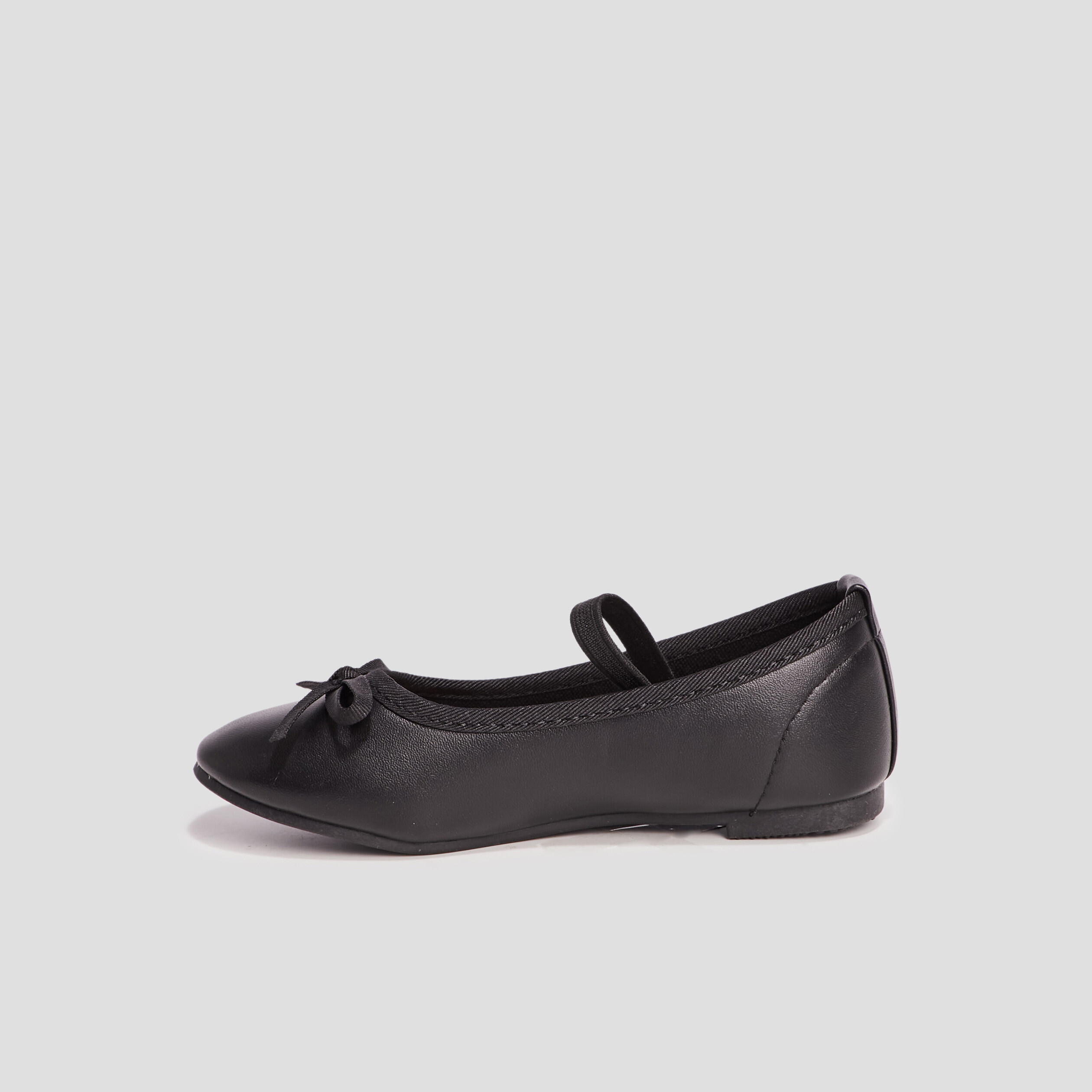 Ballerines avec noeud noir fille | La Halle
