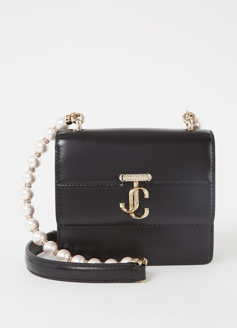 Geantă de umăr Jimmy Choo Varenne Quad XS din piele