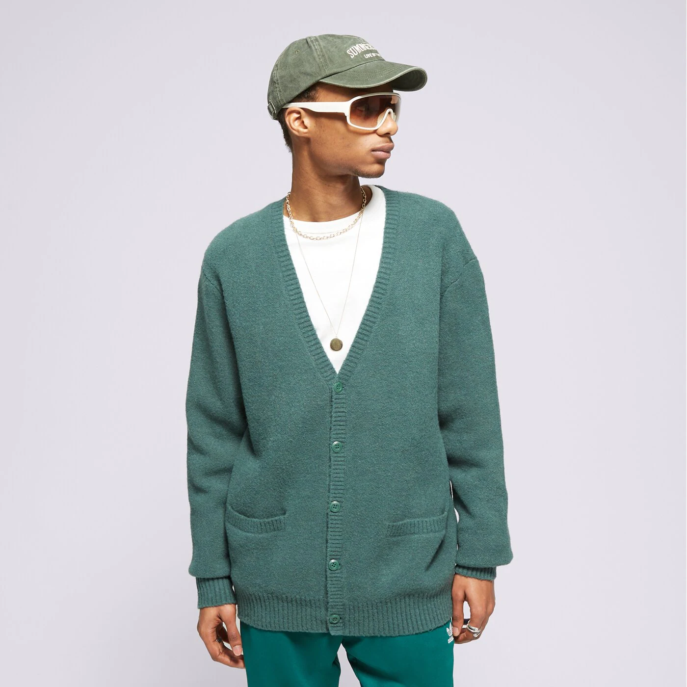VANS PULLOVER HAVENWOOD CARDIGAN BISTRO Grün