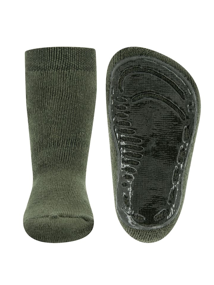 ewers Stoppersocken Uni in oliv günstig kaufen