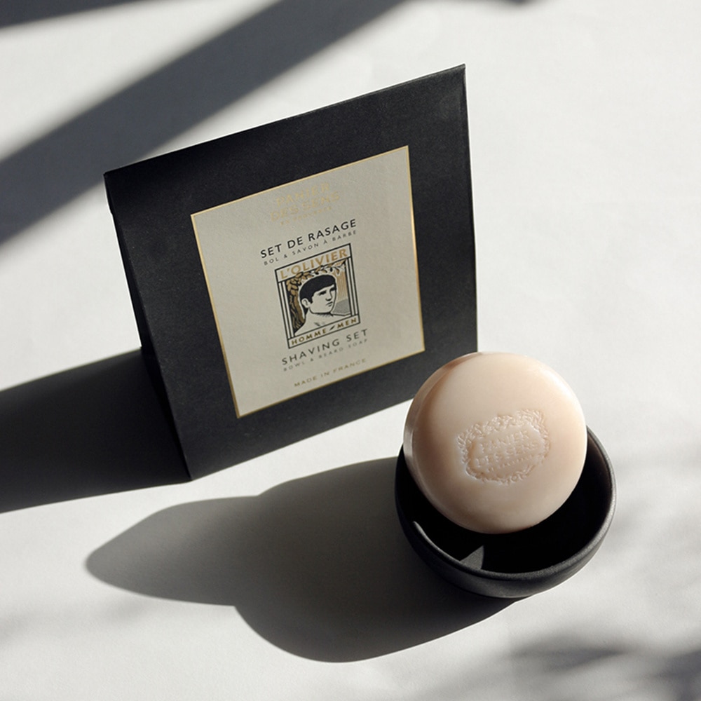 Panier des Sens Set de rasage | Hydratation et Énergie Savon à barbe