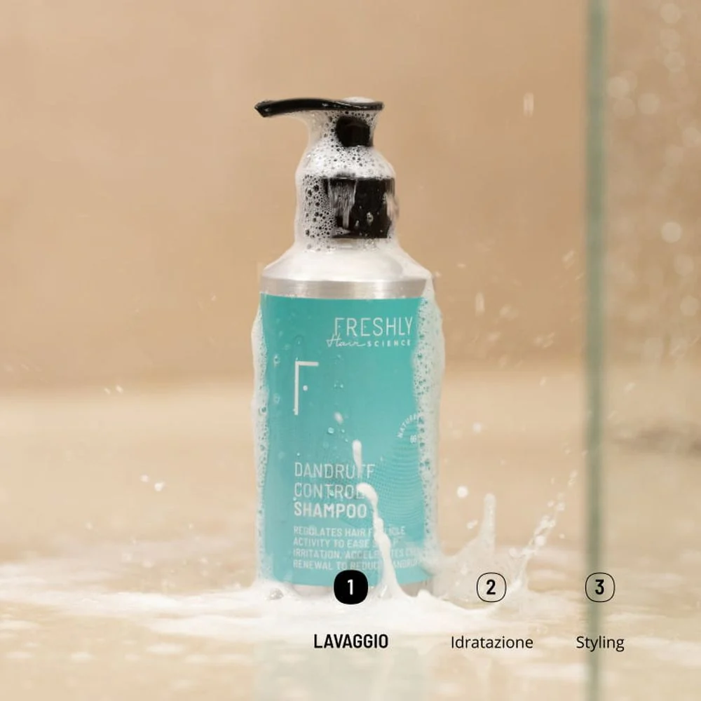 Champú anticaspa para el cuidado del cabello