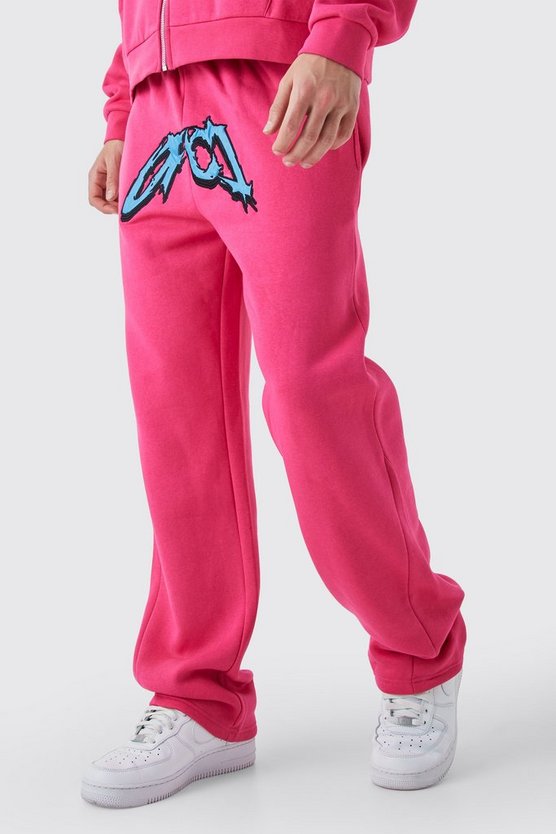 Lockere Ofcl Satin-Jogginghose