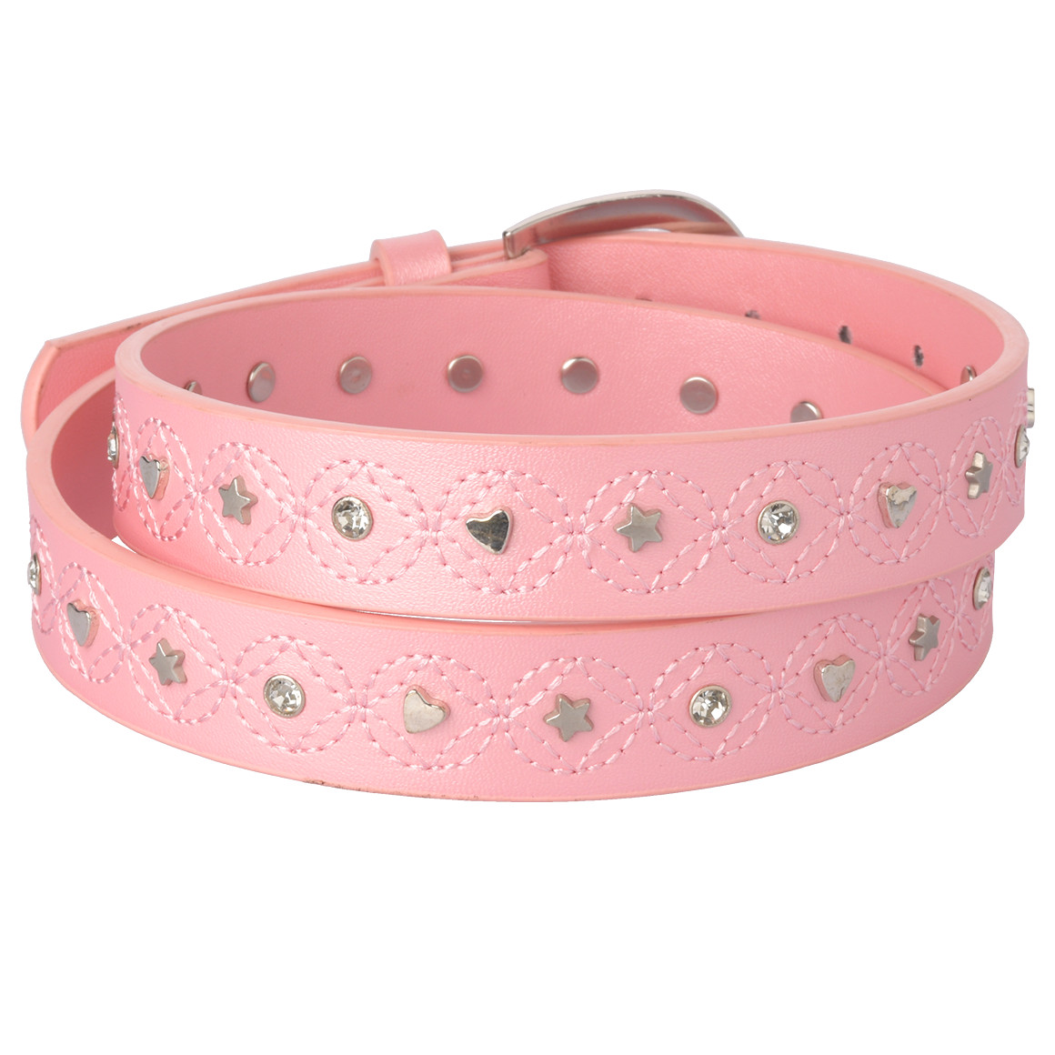Mädchen Gürtel mit glitzernden Herzen