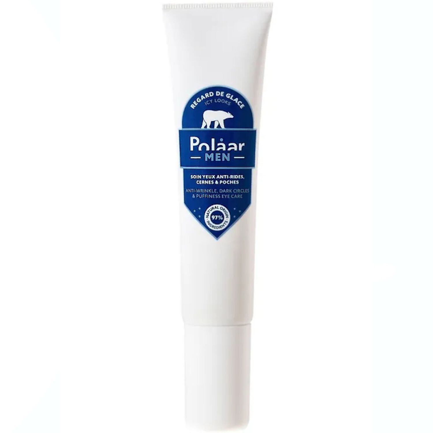 Polaar Polaar Men Regard de Glace Soin Yeux Anti-Rides, Cernes & Poches au Ginseng de Sibérie 15 ml