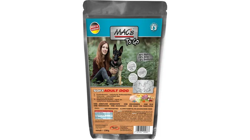 MAC's DOG Hundetrockenfutter Soft 