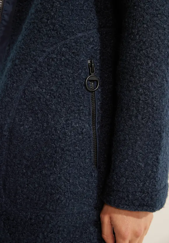 CECIL Mantel in Curly Wolloptik