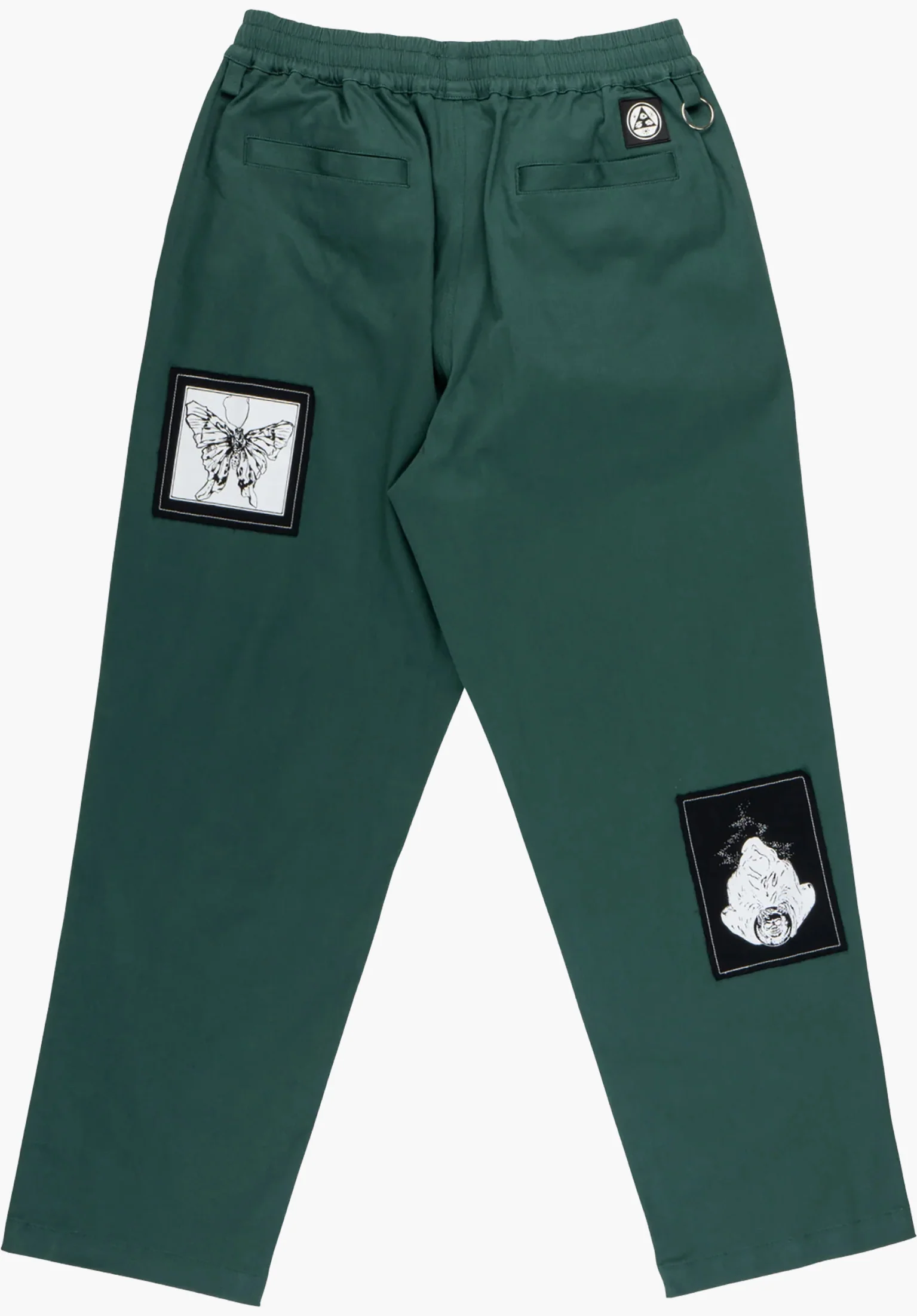 Volume Elastic Pants w/ Patches