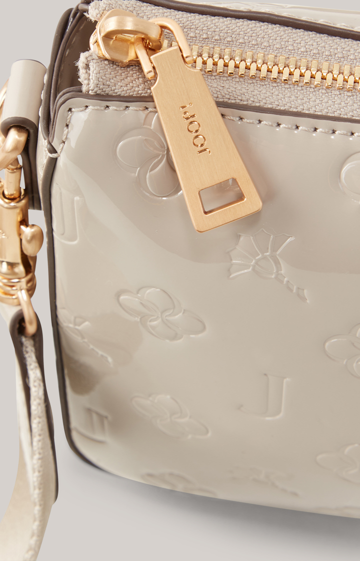 Schultertasche Decoro Lucente Jasmina in Greige