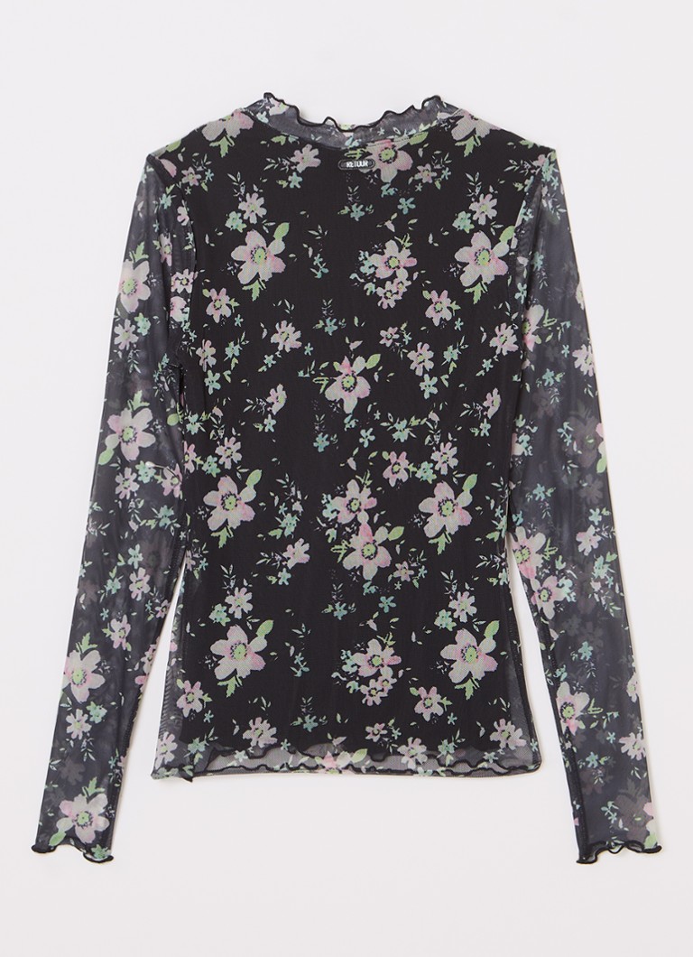 Retour Jeans Rose poluprozirni top s cvjetnim printom