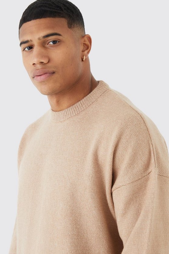 Kastiger Strickpullover