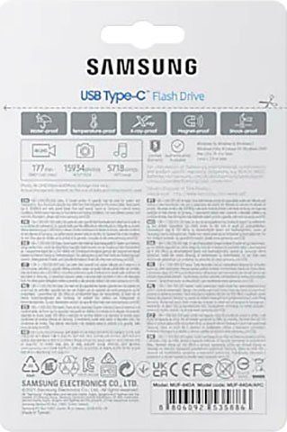 Samsung USB Flash Drive Type-C™ USB-Stick (USB 3.1, Lesegeschwindigkeit 400 MB/s)