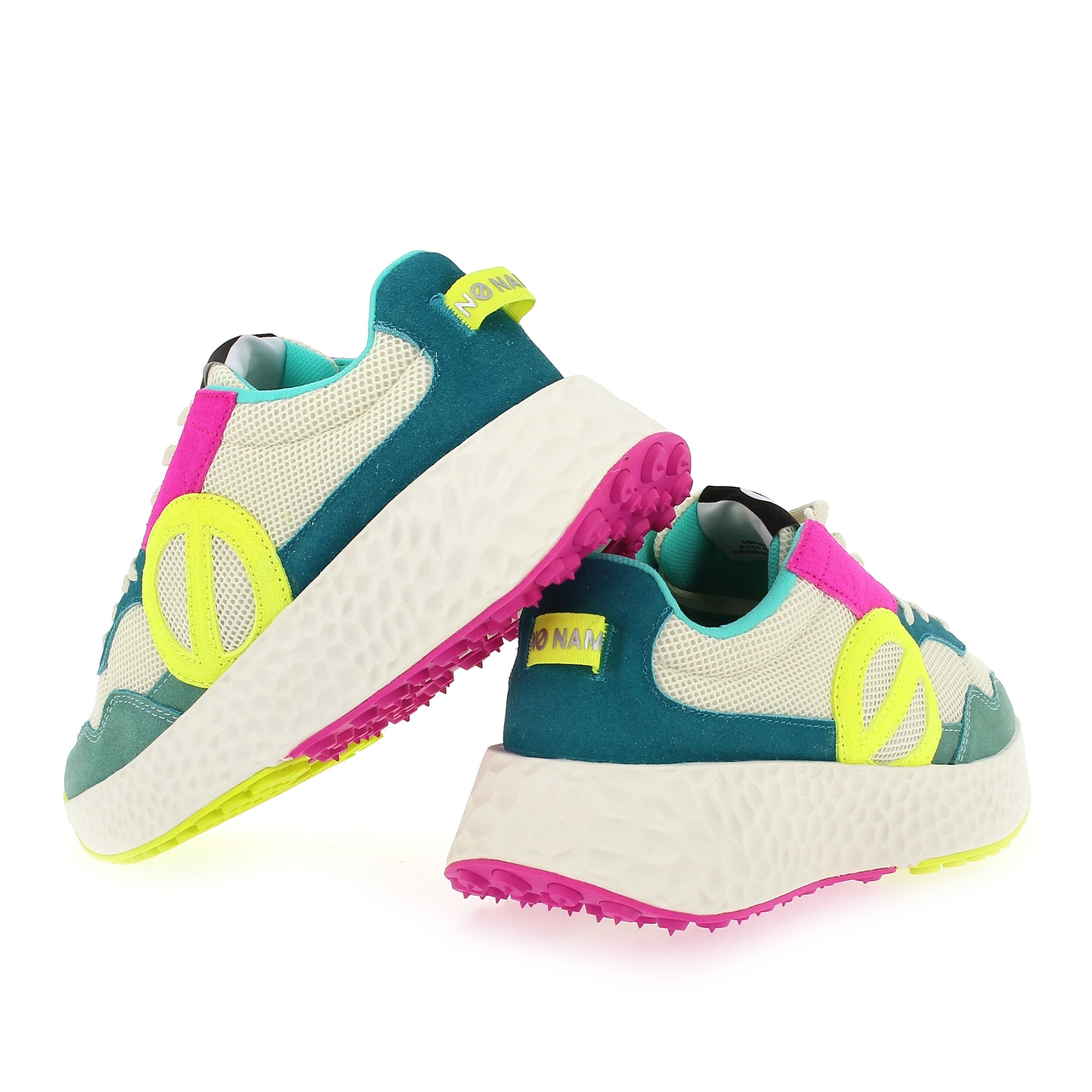 No Name  CARTER JOGGER - Crème Turquoise