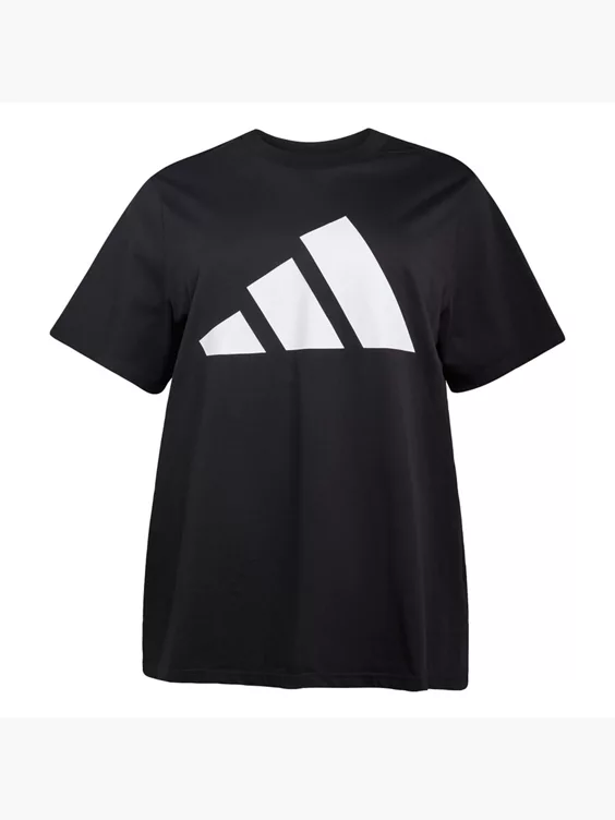 adidas Essentials Big Logo Cotton T-Shirt – Große Größen
