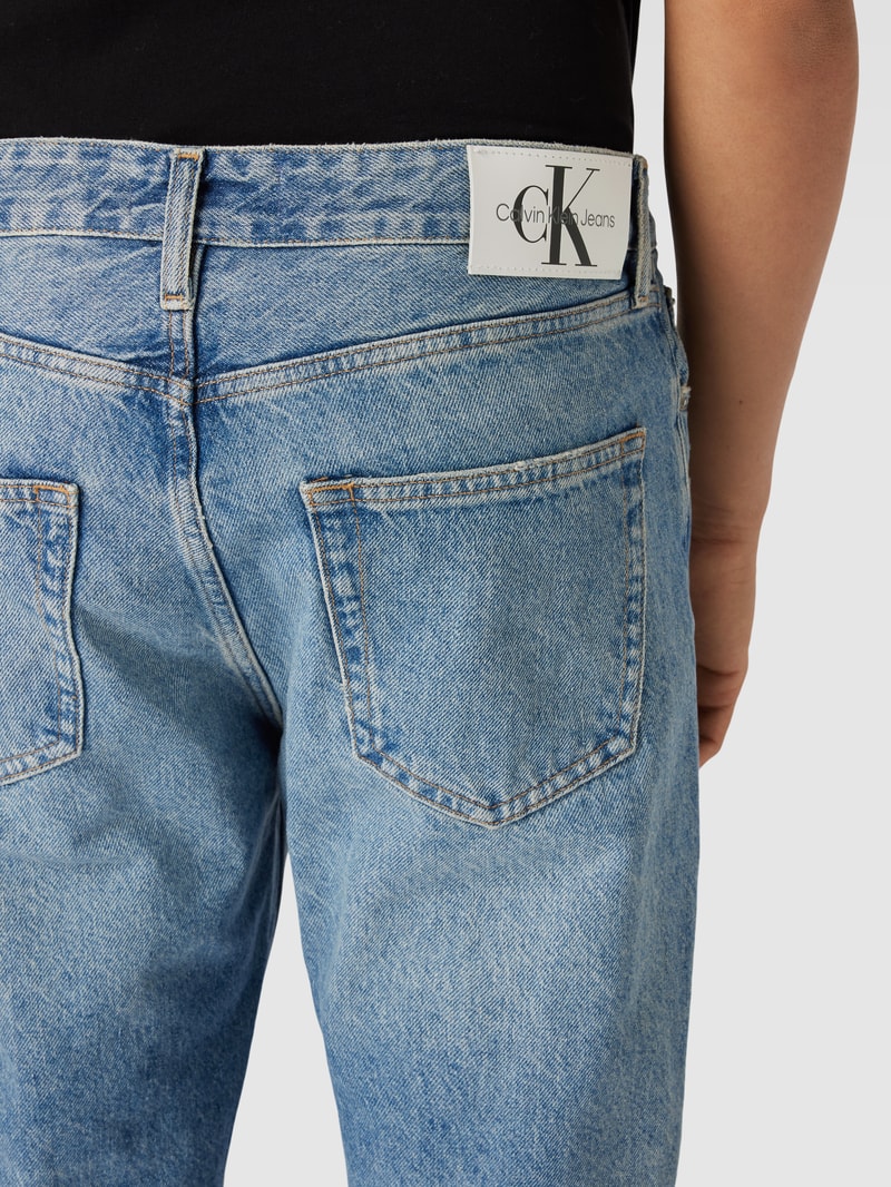 Dad Fit Jeans mit Label-Details Modell 'DAD' in jeans