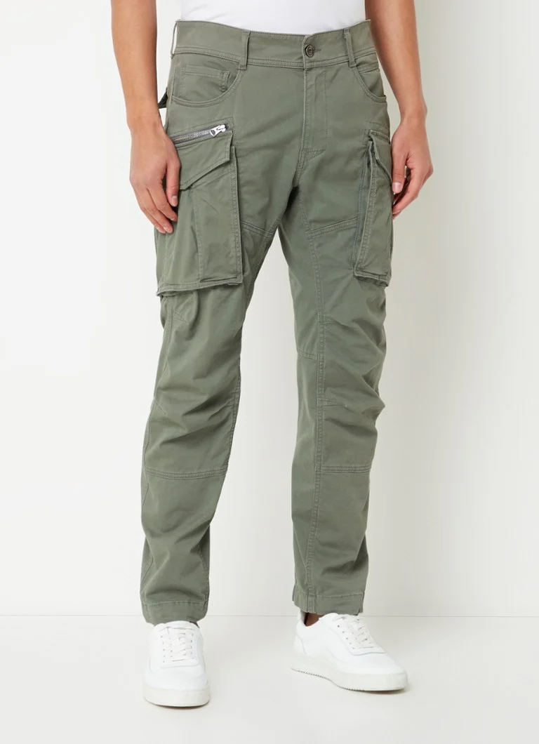 Pantaloni cargo Replay Joe Tapered cu buzunare cu clapă