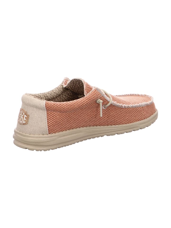 Hey Dude Mokassin Schnürschuhe in Orange günstig kaufen 41