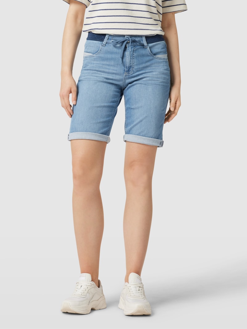 Bermudas in Denim-Optik in blau