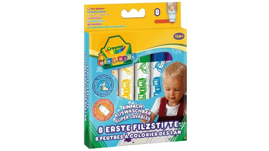 Crayola - Erste Filzstifte, 8 Stück