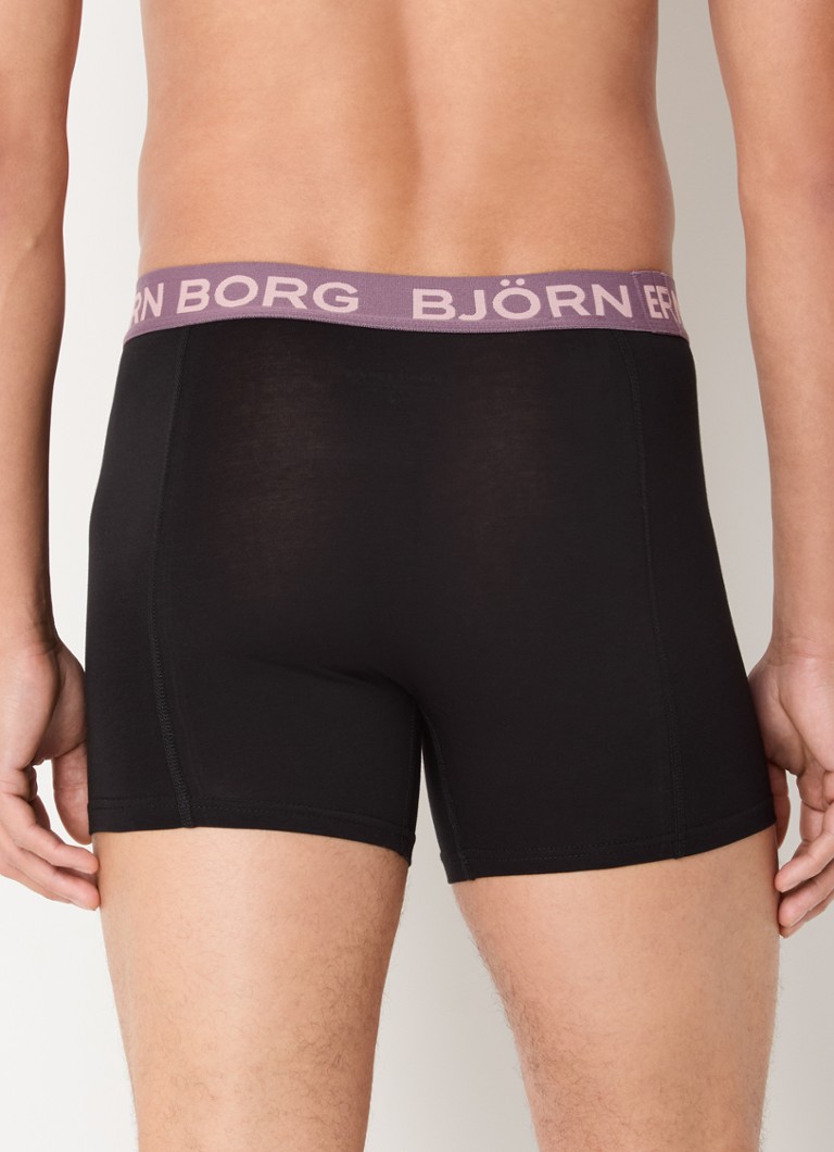 Boxers Björn Borg avec bande logotée, lot de 5