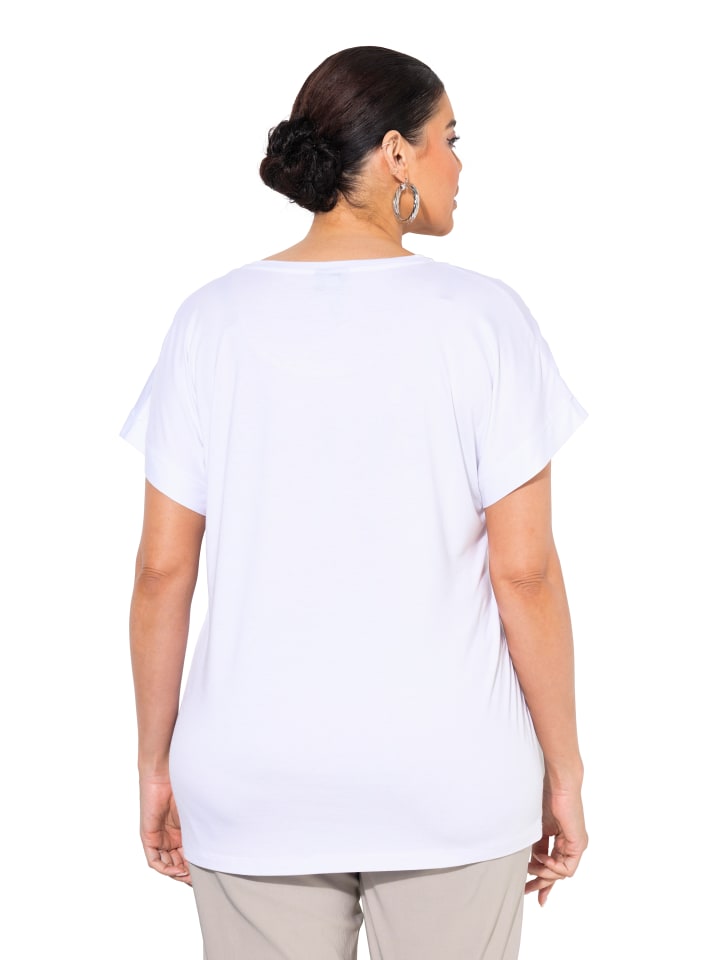 Ulla Popken Shirt in schneeweiß günstig kaufen