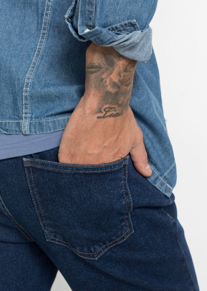 Regular Fit Stretch-Jeans, Tapered