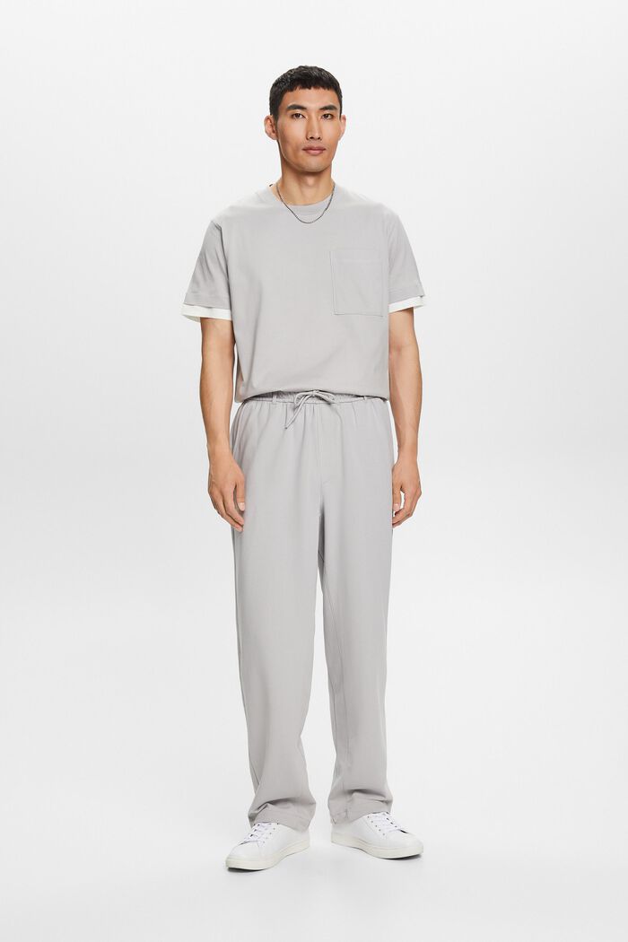 Jogger mit geradem Bein